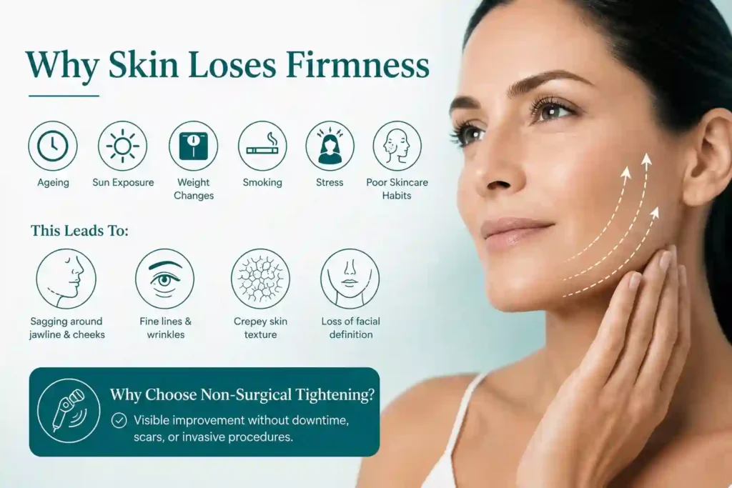 What Makes Skin Lose Firmness and Why Do People Seek Non-Surgical Tightening Inverness?